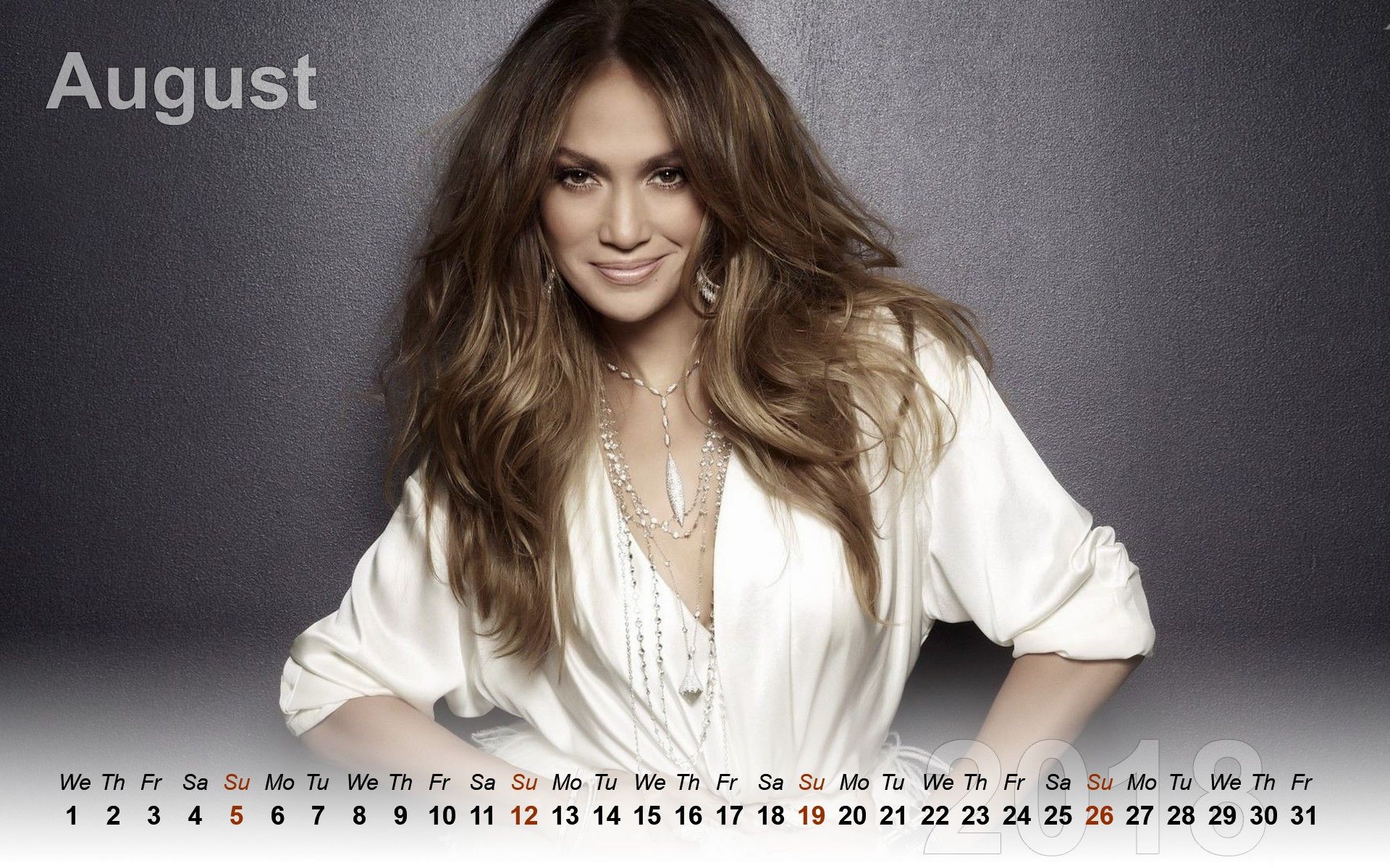Jennifer Lopez Calendar 2018 Page 4